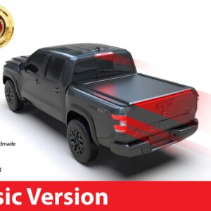 Tessera Roll+ Laderaumabdeckung Rollverdeck manuell "Basic" für Nissan Frontier 2022+ Short Bed (5' feet) double cab (D/C) TESS 14141 ROLL black matt