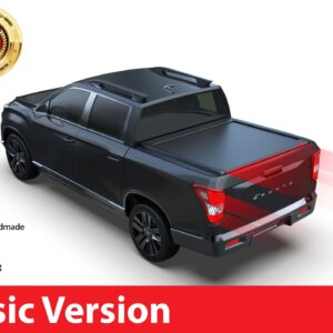 Tessera Roll+ Laderaumabdeckung Rollverdeck manuell "Basic" für SsangYong Musso Rexton Sports 2018+ DC (Double cab) blac matt, TESS 14082 ROLL